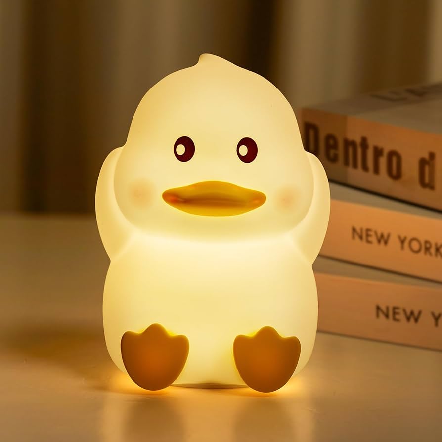 LEDHOLYT Cute Silicone Nursery Pear Lamp
