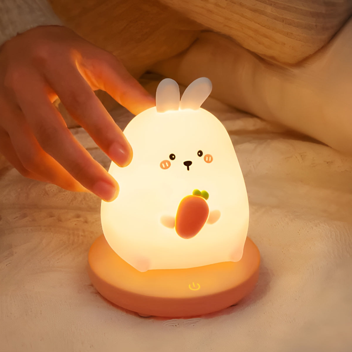 LEDHOLYT Cute Silicone Nursery Pear Lamp